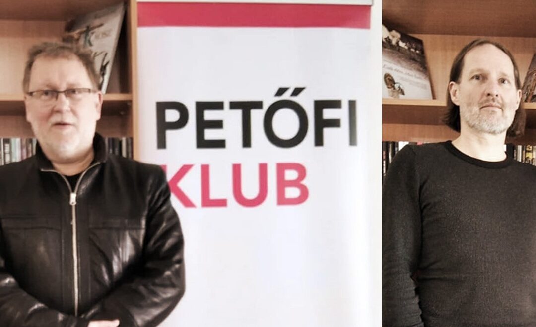 Vörös István és Zsille Gábor a halásztelki Petőfi Klubban