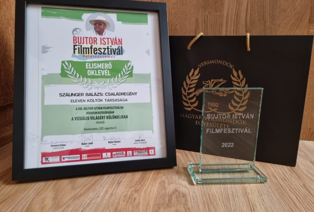 Különdíjat nyert az EKT a Bujtor Filmfesztiválon